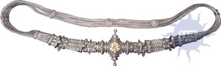 Vintage and Antique Andhra pattern Silver waist belt for Ladies