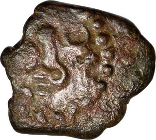 Copper Drachma of Kalachuris of Mahishmati of Krishnaraj. 