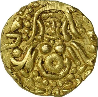 Gold Dinar of Yadava Dynasty of Kumara Pala.