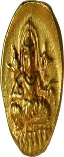 Gold Half Varaha of Vijayanagar Empire of Krishna Devaraya.