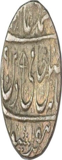 Silver Rupee of Shah Alam II of Shahjanabad Dar ul khilafa Mint. 