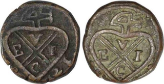 Set of Copper Half Pice of two coins of Bombay Presidency.