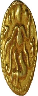 Gold Kahavanu of Sri Lanka of Chola Empire of Raja Raja I.