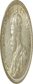 Silver Twenty Five Cents of George V of East Africa & Uganda Protectorates. 