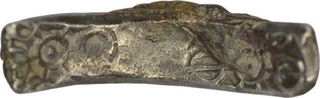 Silver Bent Bar of Punch-marked of Gandhara Janapada.