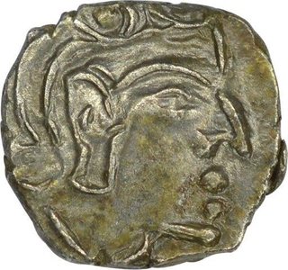 Silver Drachma of Gupta Dynasty of Skandagupta.