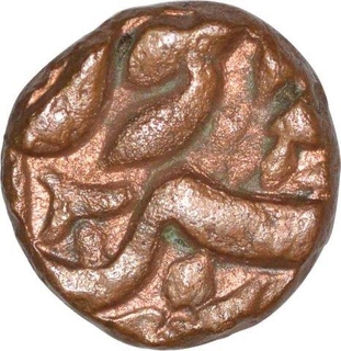 Copper Quarter Dam of Balapur mint of Akbar. 