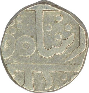 Silver Rupee Coin of Gwalior of Jayaji Rao.