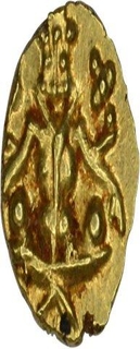 Gold Fanam of Mysore of Krishnaraja Wodeyar III.