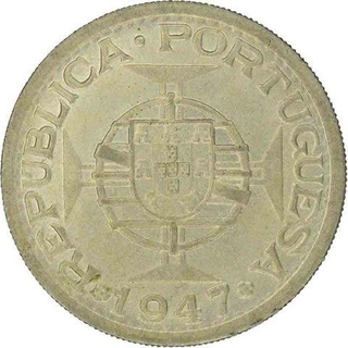 Copper Nickel One Rupia Coin of Portuguese Administration.