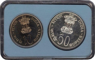 1977 UNC Set of Save for Development of Bombay Mint.