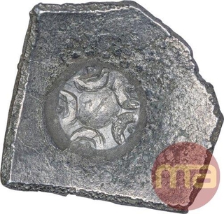 Rare Punch Marked Silver Shana Coin of Shakya Janapada.