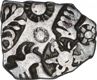 Punch Marked Silver Karshapana Coin of Maghada Janapada.