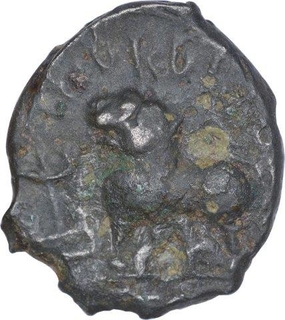 Potin Coin of Junnar Region of Satavahana Dynasty.