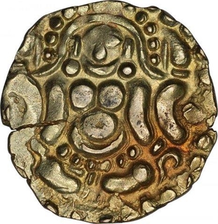 Based Gold Four & Half Masha Coin of Govinda Chandra of Gahadavalas of Kanuj and Kasi.