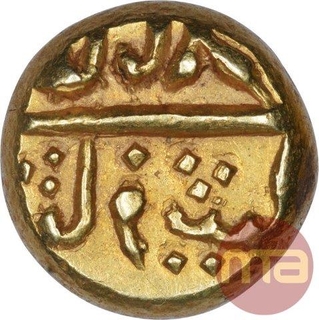 Gold Pagoda Coin of Ahmad Shah Bahadur of Imtiyazgarh Mint.