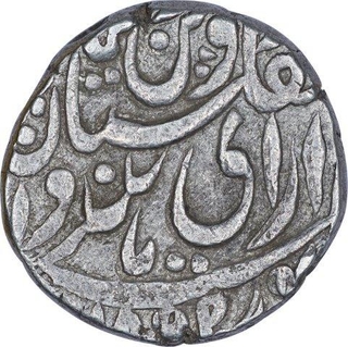 Silver One Rupee Coin of Dungar Singh of Bikaner State.