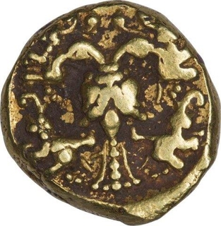 Rare Gold Varaha Coin of Achyutharaya of Vijayanagar Empire.