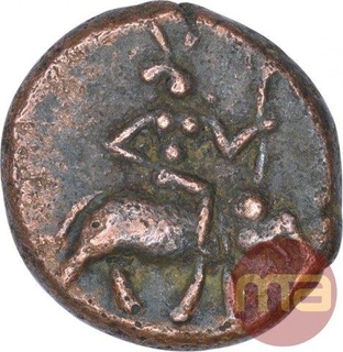 Very Rare Copper Kasu Coin of Tanjavur Nayakas.