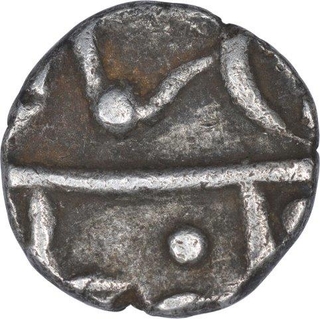 Silver One Eighth Rupee Coin of Jhalawar State. 