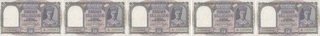 1944 British India Ten Rupees Notes of King George VI Signed by C D Deshmukh.