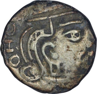 Silver Drachma Coin of Kumaragupta I of Gupta Dynasty.