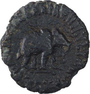 Bronze Coin of Azes I of Indo Scythians.