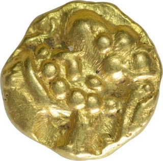 Gold Fanam Coin of Western Ganga Dynasty. 