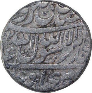 Silver One Rupee Coin of Shahjahan of Burhanpur Mint.