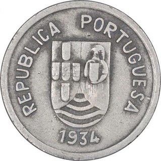 Cupro Nickel Four Tanga Coin of Indo Portuguese.