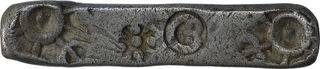 Extremely Rare Punch Marked Coin Silver Shatamana Coin of Gandhara Janapada.