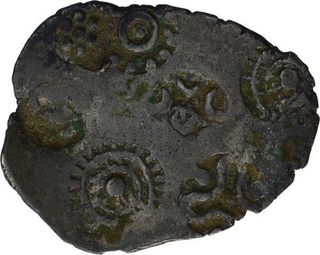 Extremely Rare Punch Marked Silver Karshapana Coin of Kosala Janapada.  