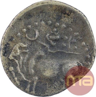 Very Rare Copper Coin of Pallavas of Kanchi.