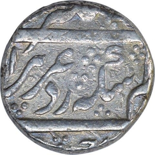 Silver One Rupee Coin of Alamgir II of Imtiyazgarh MInt.