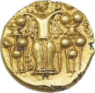 Gold Pagoda Coin of Umdat ul Umara of Arcot State.