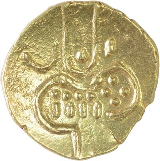 Gold Fanam Coin of Cochin.