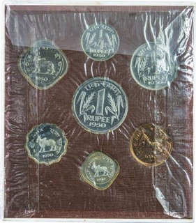 Republic India Proof Set of Bombay Mint of the Year 1950.