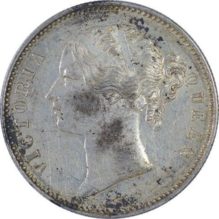 Error Silver One Rupee Coin of Victoria Queen of 1840.