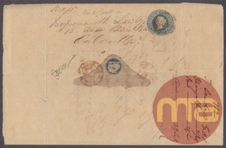 Letter Sheet Cover of Queen Victoria 1857