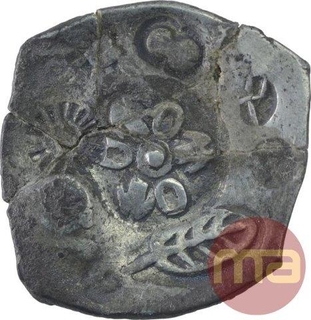 Punch Marked Silver Twenty Five Mashaka Coin of Magadha Janapada.