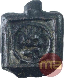 Copper Karshapana Coin of Mauryan Dynasty.