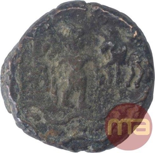 Copper Coin of Ujjaini Region.