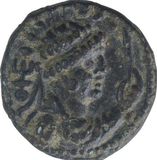 Copper Tetra Drachma Coin of Soter Megas of Kushan Dynasty.  