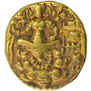 Gold Dinar Coin of Chandragupta II of Gupta Dynasty of Archer Type.