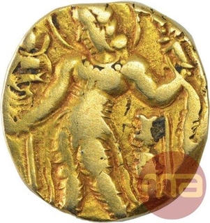 Gold Dinar Coin of Chandragupta II of Gupta Dynasty.