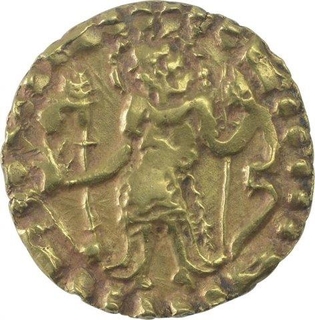 Gold Dinar Coin of Samatata of Post Guptas.