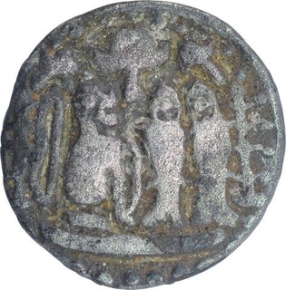 Silver Kahavanu Coin of Uttam Chola of Chola Empire. 