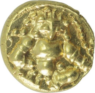 Gold Varaha Coin of Krishnadevaraya of Vijayanagar Empire. 