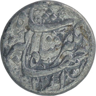 Silver One Rupee Coin of Jahangir of Agra Mint. 