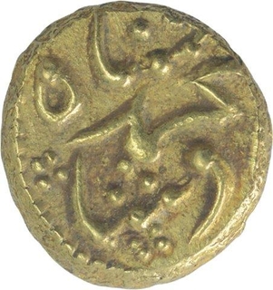 Gold Pagoda Coin of Muhammad Shah of Guti Mint.